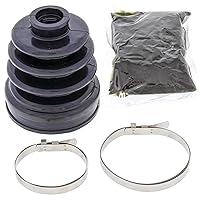 Racing 19-5010 CV Boot Kit Compatible with/Replacement For Arctic Cat 350 CR 2012, Bearcat 454 4x4 1996-1998, Alterra 500 2017, Alterra 450 2016, Alterra 400 2016-2017, 500 Prowler 2017