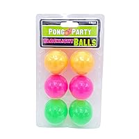 Party Pong Blacklight Balls, Neon