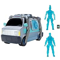 FORTNITE Feature Deluxe Reboot Van, Electronic Vehicle with Two 4-inch Articulated Reboot Drift (Stage 1) and Recruit Jonesy Figures, and Accessory - Amazon Exclusive