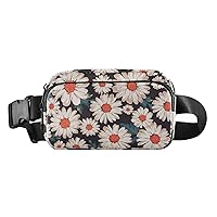Blossom Flower Daisy Fanny Packs for Women Men Everywhere Belt Bag Fanny Pack Crossbody Bags for Women Fashion Waist Packs with Adjustable Strap Bum Bag for Outdoors Sports Travel Shopping
