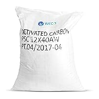 Coconut Shell Granular Activated Carbon for Water Filters Media for Chlorine, Chloramine, Odor, Taste, Color, and Turbidity Removal - 1 cu.ft (12 x 40 MESH)