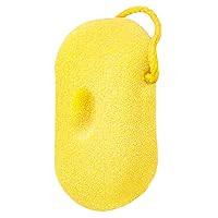 Professional Luxe Bath Sponge for Bathing,Multipurpose Soft Loofah,Face and Body Scrubber Loufah for Men, Women and Kids, Yellow