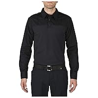 Tactical Men's Taclite PDU Rapid Long Sleeve Work Polo Shirt, Poly-Cotton Dual Fabric, Style 72093