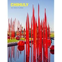 Chihuly 2024 12-Month Weekly Planner Calendar (hardcover)
