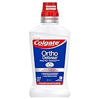 Colgate Ortho Defense Phos Flur Anti Cavity Fluoride Rinse, Mint, 16.9 Ounce
