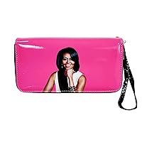 Tigerstars Vibrant Fuchsia Pink Michelle Obama Wristlet Wallet