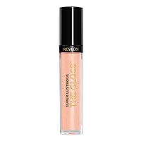 Revlon Lip Gloss, Super Lustrous The Gloss, Non-Sticky, High Shine Finish, 205 Snow Pink