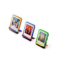 Polaroid Acrylic Photo Frame 3-Pack - 3 Mulit-Colored Frames for Polaroid i-Type, 600, and SX-70 Instant Photos (6367)