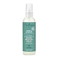 SheaMoisture Bond Release Hair Spray for Wig and Weave, Tea Tree and Borage Seed, Alcohol Free Hairspray, 4.1 Oz SheaMoisture Bond Release Hair Spray for Wig and Weave, Tea Tree and Borage Seed, Alcohol Free Hairspray, 4.1 Oz