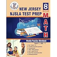 New Jersey Student Learning Assessments (NJSLA) Test Prep : 8th Grade Math : Weekly Practice Work Book 1 Volume 1: Multiple Choice and Free Response | ... State ( NJSLA ) Standards by Math-Knots)