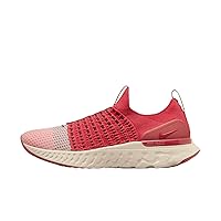 Nike React Phantom Run Flyknit 2 Men's Running Shoes (DV2145-600, Siren Red/Pearl White/Red Clay/Black) Size 12