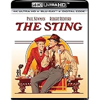 The Sting - 4K Ultra HD + Blu-ray + Digital [4K UHD] The Sting - 4K Ultra HD + Blu-ray + Digital [4K UHD] 4K Multi-Format Blu-ray DVD VHS Tape