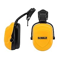 DEWALT DPG660 Yellow with Black Earcups Dielectric Expandable NRR 25 Cap Mount Earmuff
