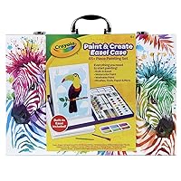 Crayola Table Top Easel & Art Kit (65pcs), Kids Painting Set, Art Set for Kids, Arts & Crafts Kit, Gifts for Kids, Ages 4+