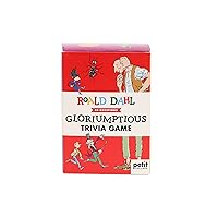 Petit Collage Roald Dahl PRD012 Gloriumptious Trivia Game Children's Card, Red, A6