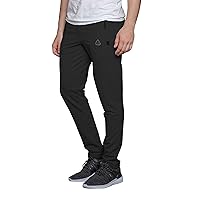 Men's Sweatpants with Pockets Tapered Slim Athletic Joggers Open Bottom Activewear Lounge Pants by Inseam