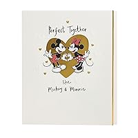Disney Anniversary Card For Him/Her/Friend With Envelope - Mickey & Minnie Mouse Design