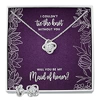 Bridesmaids Proposal Gift Necklace, Maid of Honor Proposal Box, Bridesmaid Gift Box, Will You Be My Maid of Honor Jewelry, Will You Be My Bridesmaid Box, Gifts for Bridesmaids, Flower Girl Proposal Gifts, Bridesmaid Gifts for Wedding Day