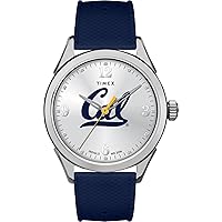 Timex Tribute Women's Collegiate Athena 40mm Watch - U Cal Berkeley Golden Bears with Silicone Strap