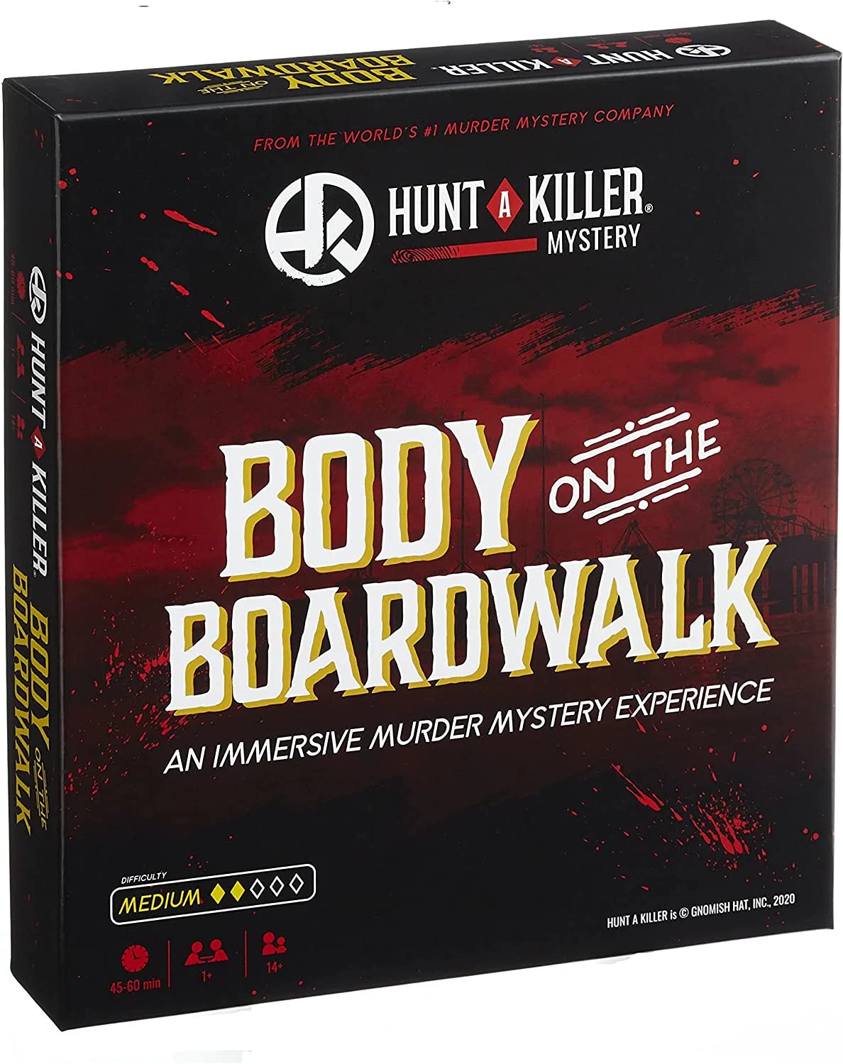 Hunt A Killer Body On The Boardwalk, Immersive Murder Mystery Game -Take on The Unsolved Case for Independent Challenge, Date Night, or with Family & Friends as Detectives , Age 14+