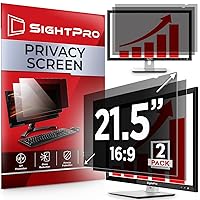 21.5 Inch 16:9 [2 Pack] Computer Privacy Screen Filter for Monitor - Privacy Shield and Anti-Glare Protector