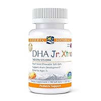 Pro DHA Jr. Xtra, Berry Punch - 90 Mini Chewable Soft Gels - 636 mg Total Omega-3s with EPA & DHA - Brain, Nervous System & Visual Development - Non-GMO - 30 Servings