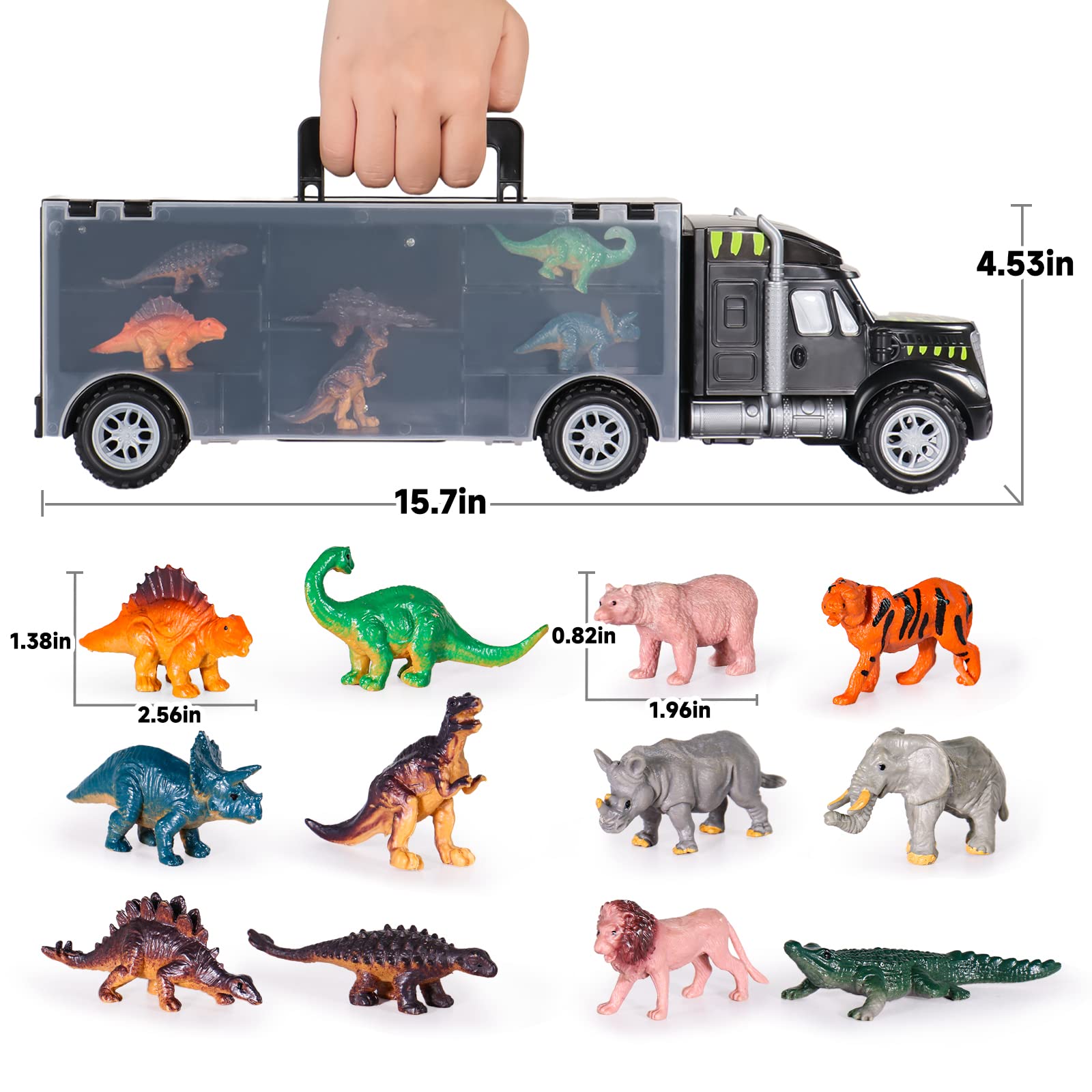 Mua Dinosaur Toys for Kids 3-5 Kids Toys for 3 4 5 + Year Old Boys Girls  Dinosaur Truck Toddler Toys with Zoo Play Mat Mini Animal Toys Dinosaur  Figures Cars Toys
