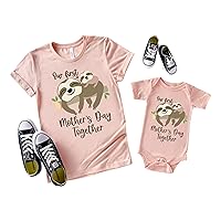 Mother's Day Mommy And Baby Custom Name Mom Shirt Baby Onesie Matching Set, Mother's Day Custom Name Koala Body Mommy And Me Outfit, First Mother's Day Custom Name Gift