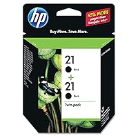 HP 21 | 2 Ink Cartridges | Black | C9351AN