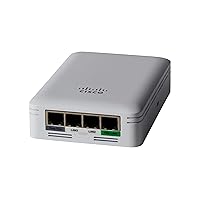 Cisco Business 145AC Wi-Fi Access Point | 802.11ac | 2x2 | 4 GbE Ports | PoE | Wall Plate | Limited Lifetime Protection (CBW145AC-B)