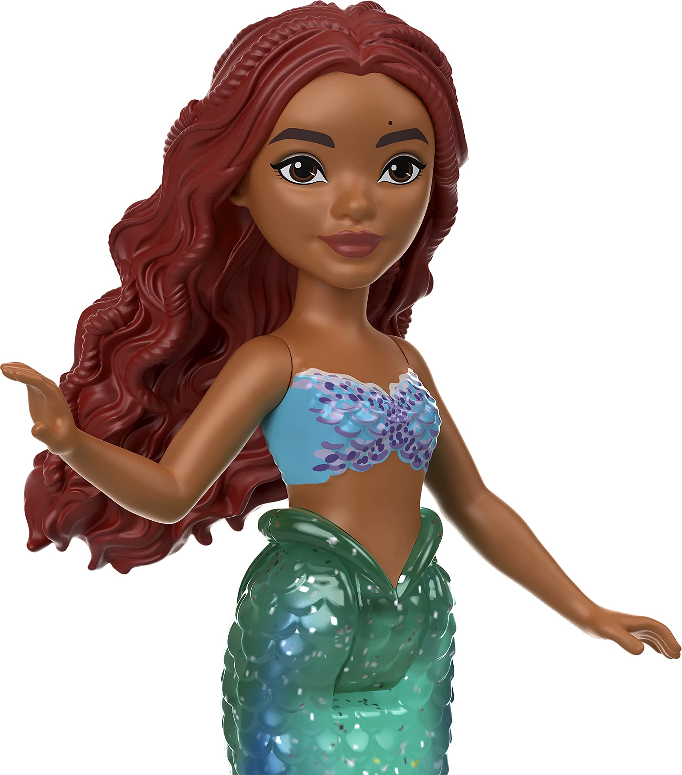 Mattel Disney The Little Mermaid Ariel and Sisters Small Doll Set, Collection of 7 Mermaid Dolls, Toys Inspired by the Movie