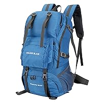 HUIOP Hiking Backpack, 45L Camping Hiking Backpack Large Capacity Mountaineering Pack Waterproof Travel Backpack