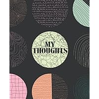 Journal for My Thoughts: Personal Journal with periodic mental-health check in | 100 lined, wide-ruled pages
