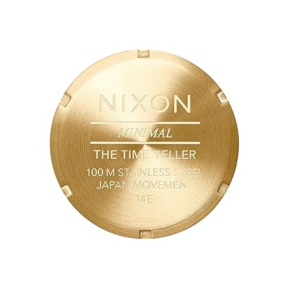 NIXON Time Teller A045. 100m Water Resistant Watch (37mm Stainless Steel Watch Face)