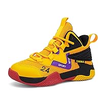 Boys Basketball Shoes Kids Basketball Sneakers Breathable Tennis Shoes for Boys Girls