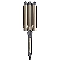 INFINITIPRO by CONAIR 3 Barrel Curling Iron, Hair Waver, Create Beachy Waves, Long-Lasting Waves for use on Medium to Long Hair