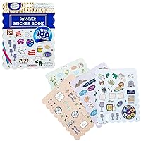 Rite Lite Passover Seder Sticker Book, 100+ Stickers, 4 Pages For Pesach Holiday Decor