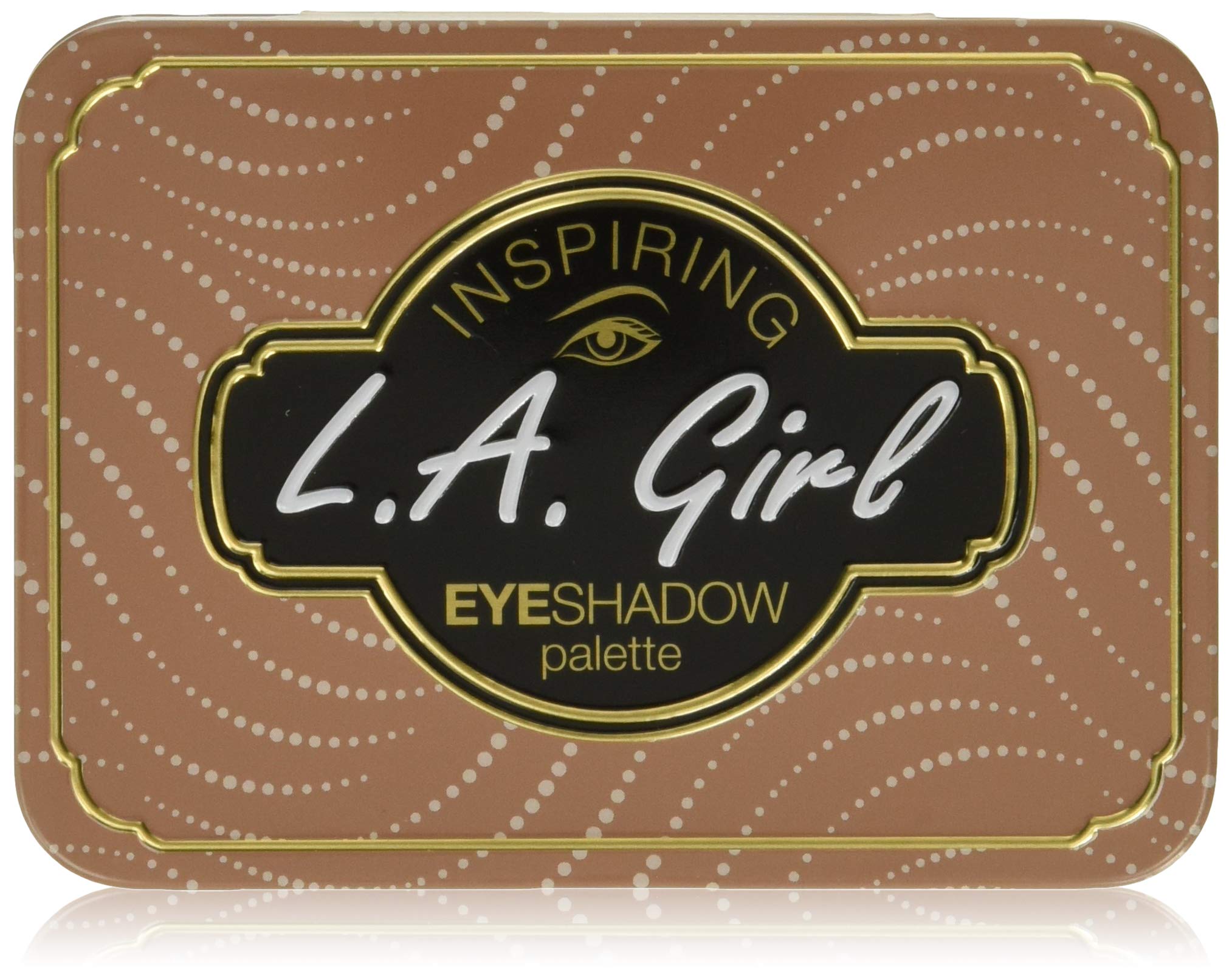 L.A. Girl Inspiring Eyeshadow Palette, Naturally Beautiful, 0.21 oz.,GES335