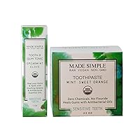 Certified Organic Toothpaste and Tonic Oral Care Package (1 and 1)
