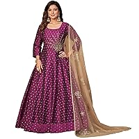 South Asian Wear Anarkali Gown Suits Stitched Pakistani Indian Georgette Salwar Kameez Dress