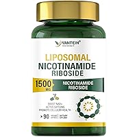 vantein Liposomal Nicotinamide Riboside (NR) Supplement 2000mg, with TMG and Pterostilbene for Supports Skin Health, Healthy Aging, Boost NAD+ Levels, Muscle Health, Promotes Immune - 90 Softgels
