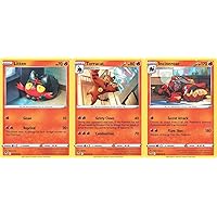 Incineroar 32/195- Silver Tempest - Pokemon Evolution Card Set - Rare 3 Card Lot