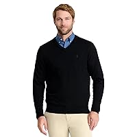 IZOD Men's Premium Essentials Solid V-Neck Sweater
