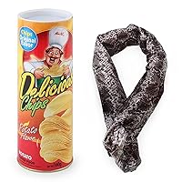 Popup Snake in a Potato Chips Can Prank, Halloween Fools Day Party Magic Trick Joke Gadget Fun Prank Gag Friend Toy