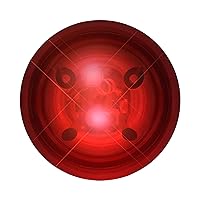 LED Impact Activated Bouncy Ball Red | Hanball or Racqetball Sports | 1 Unit per Ordered Quantity