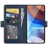 Honor 90 Pro Case Wallet, Premium PU Leather Magnetic Full Body Shockproof Stand Folio Flip Case Cover with Card Holder for Huawei Honor 90 Pro 5G Phone Case - Blue