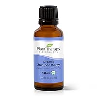 Plant Therapy Organic Juniper Berry Essential Oil 30 mL (1 oz) 100% Pure, Undiluted, Therapeutic Grade