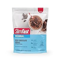 Meal Replacement Powder, Original Rich Chocolate Royale, Shake Mix, 10g of Protein, 52 Servings (Packaging May Vary)