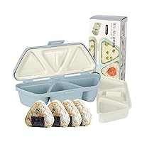 6 in 1 Onigiri Mold Triangle Sushi Mold Once Quickly Make 6pcs Sushi - Multifunctional Rice Ball Mold for Making and Storing Sushi