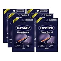 DenTek Easy Brush Advanced Clean Interdental Cleaners, Standard, 16 Count, 6 Pack
